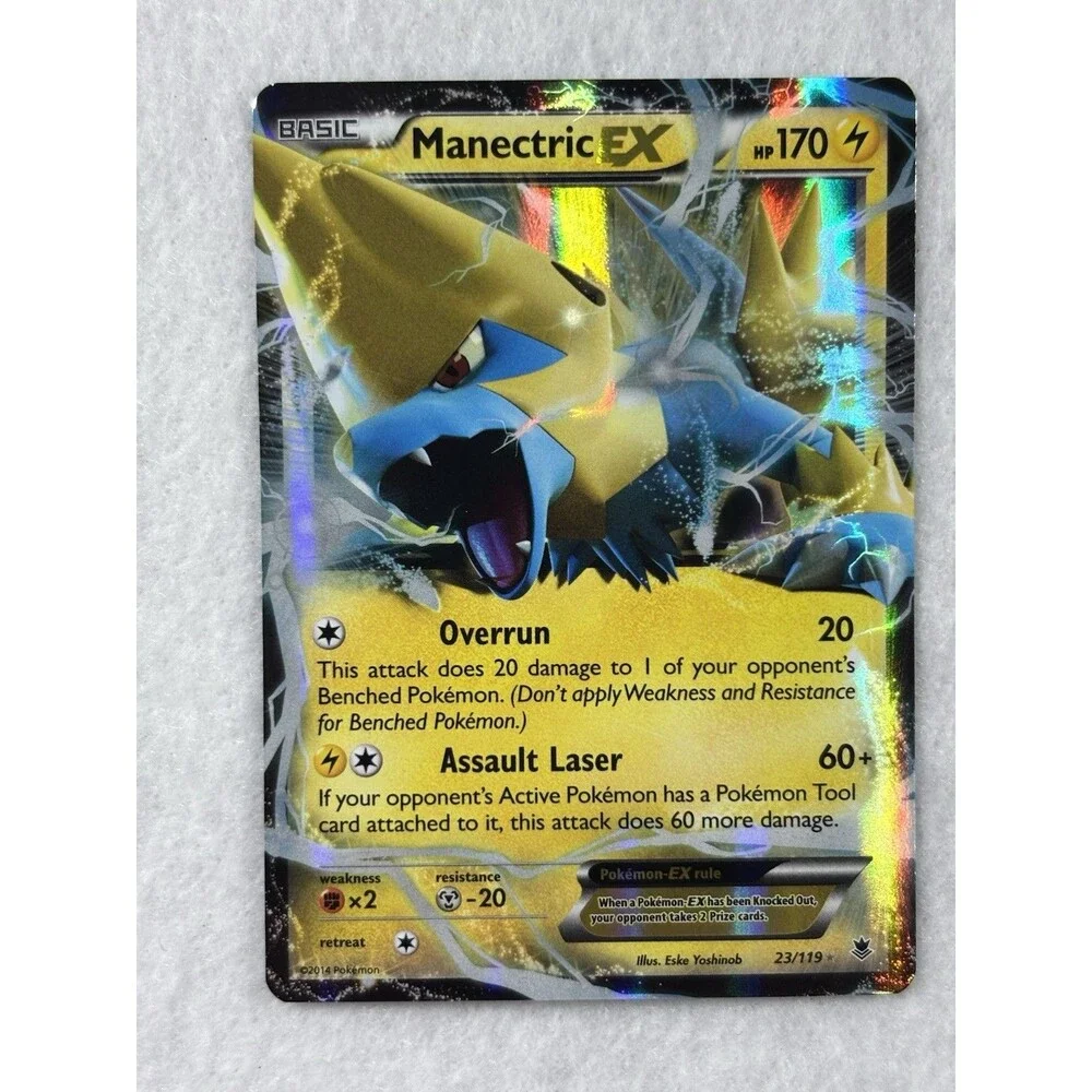 Pokemon EX Card Lot M Manectric EX Full Art Manectric EX XY Phantom Forces 3